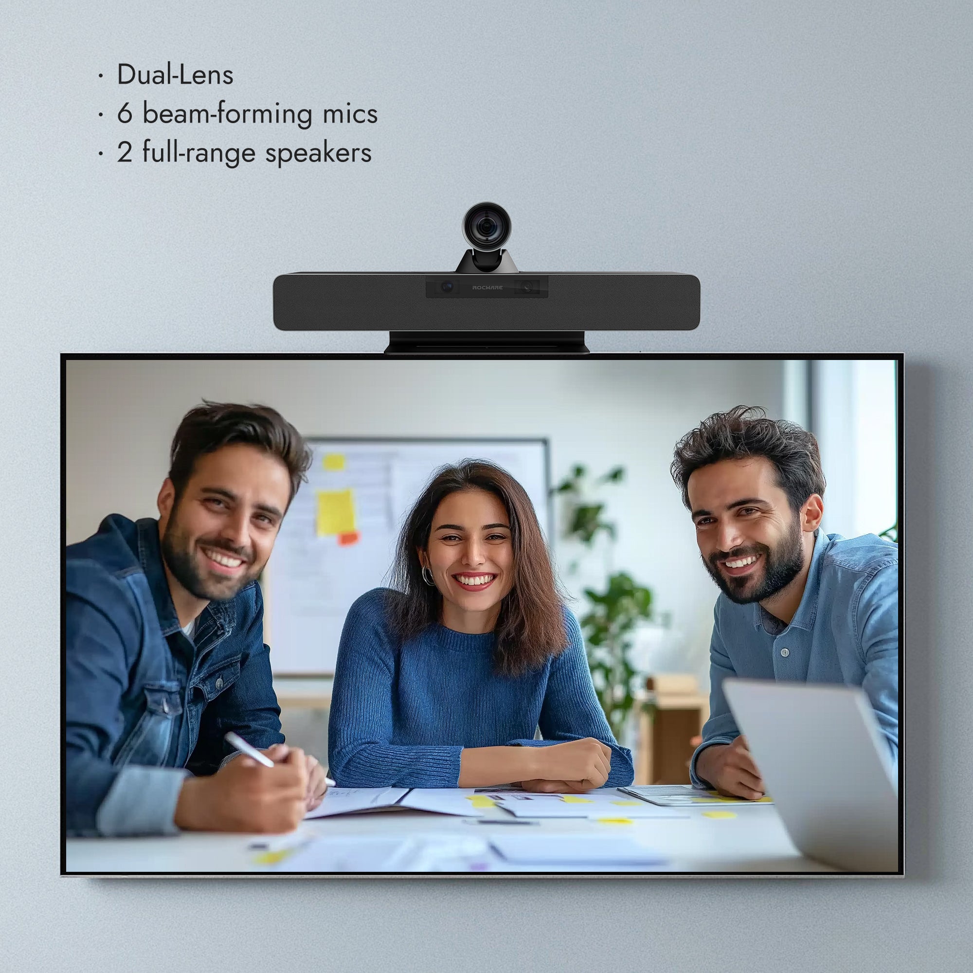 RB20 Dual-lens 4K All-in-One USB Video Bar