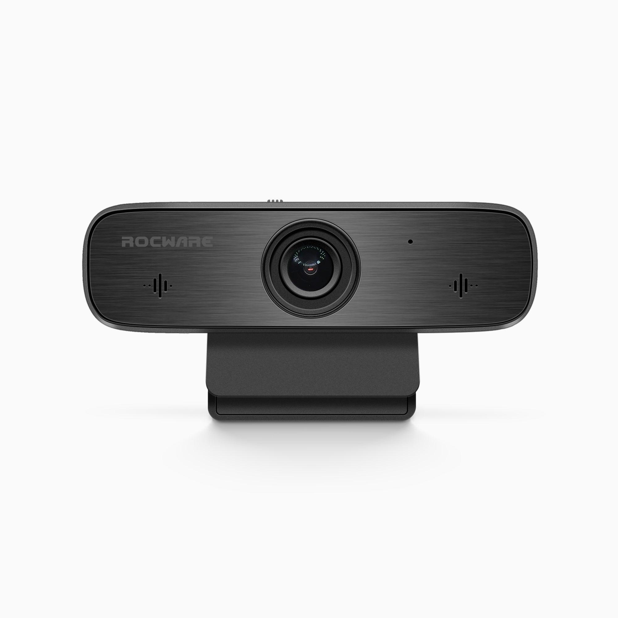 RC19 USB-Webcam mit eingebautem Datenschutzverschluss und dualem Streaming-Ausgang (90° Sichtfeld)
