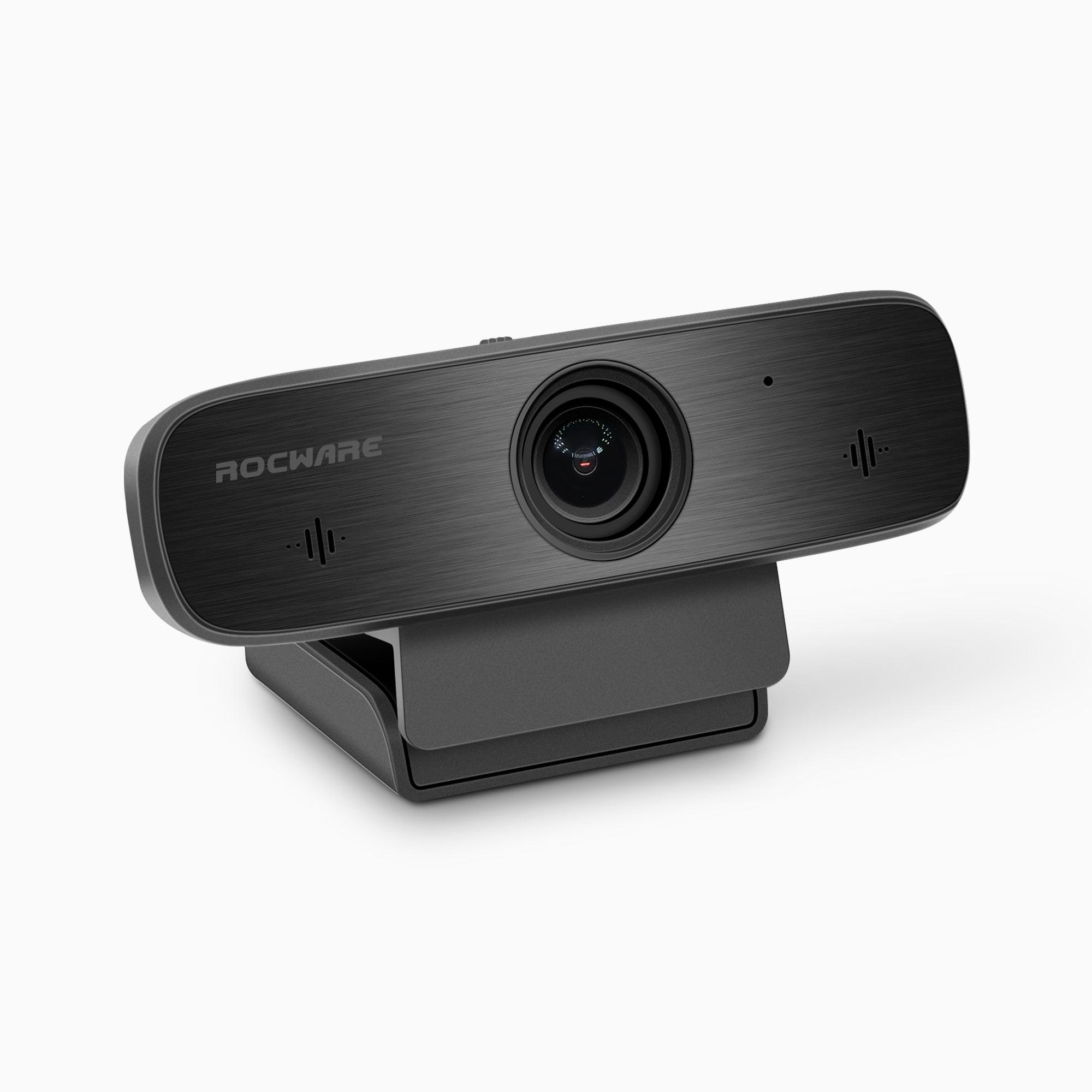 RC19 USB-Webcam mit eingebautem Datenschutzverschluss und dualem Streaming-Ausgang (90° Sichtfeld)