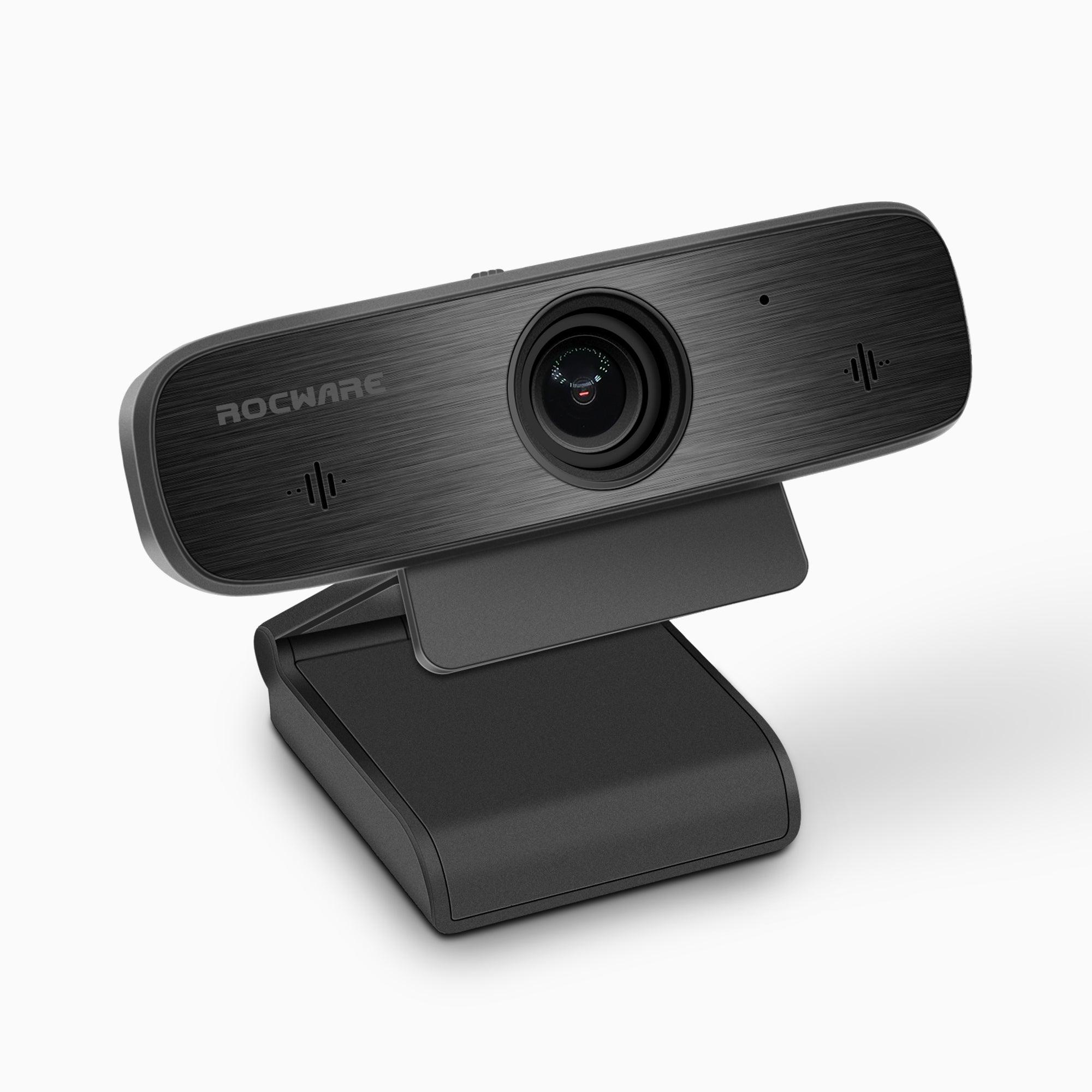 RC19 USB-Webcam mit eingebautem Datenschutzverschluss und dualem Streaming-Ausgang (90° Sichtfeld)