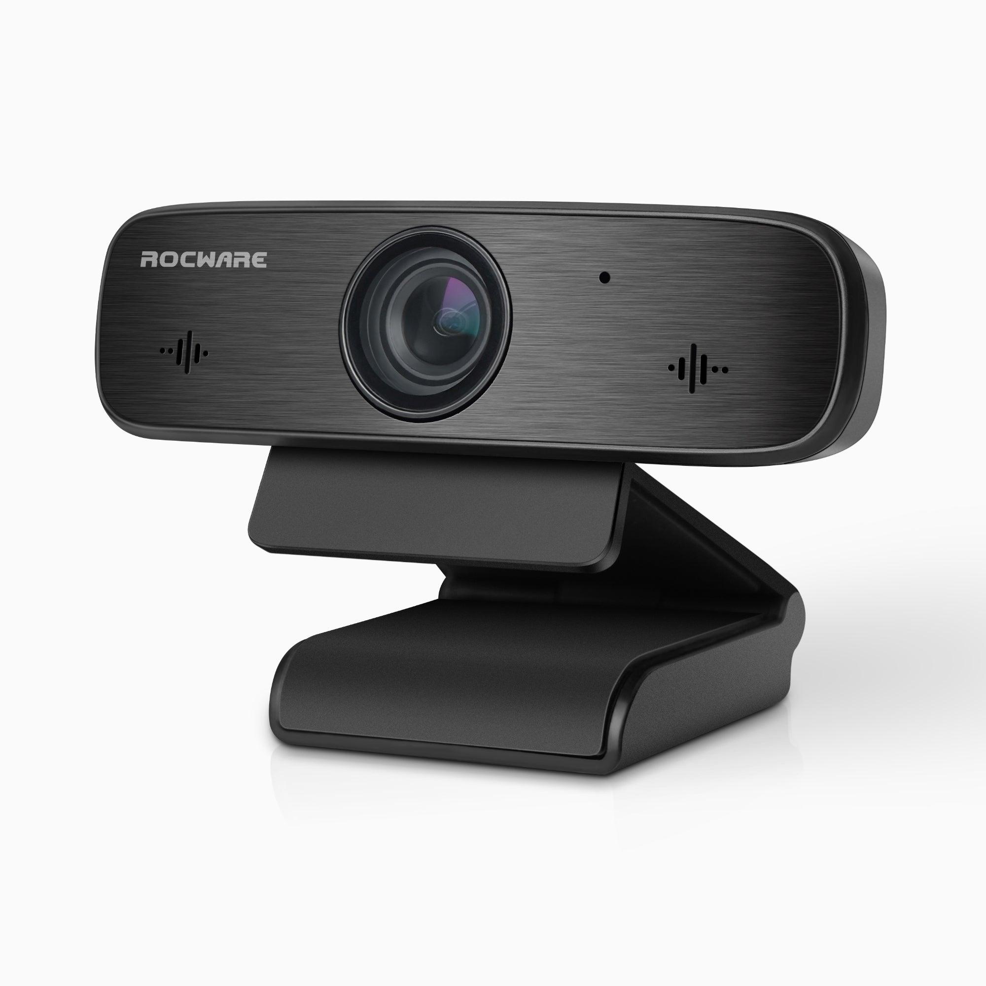RC19 USB-Webcam mit eingebautem Datenschutzverschluss und dualem Streaming-Ausgang (90° Sichtfeld)