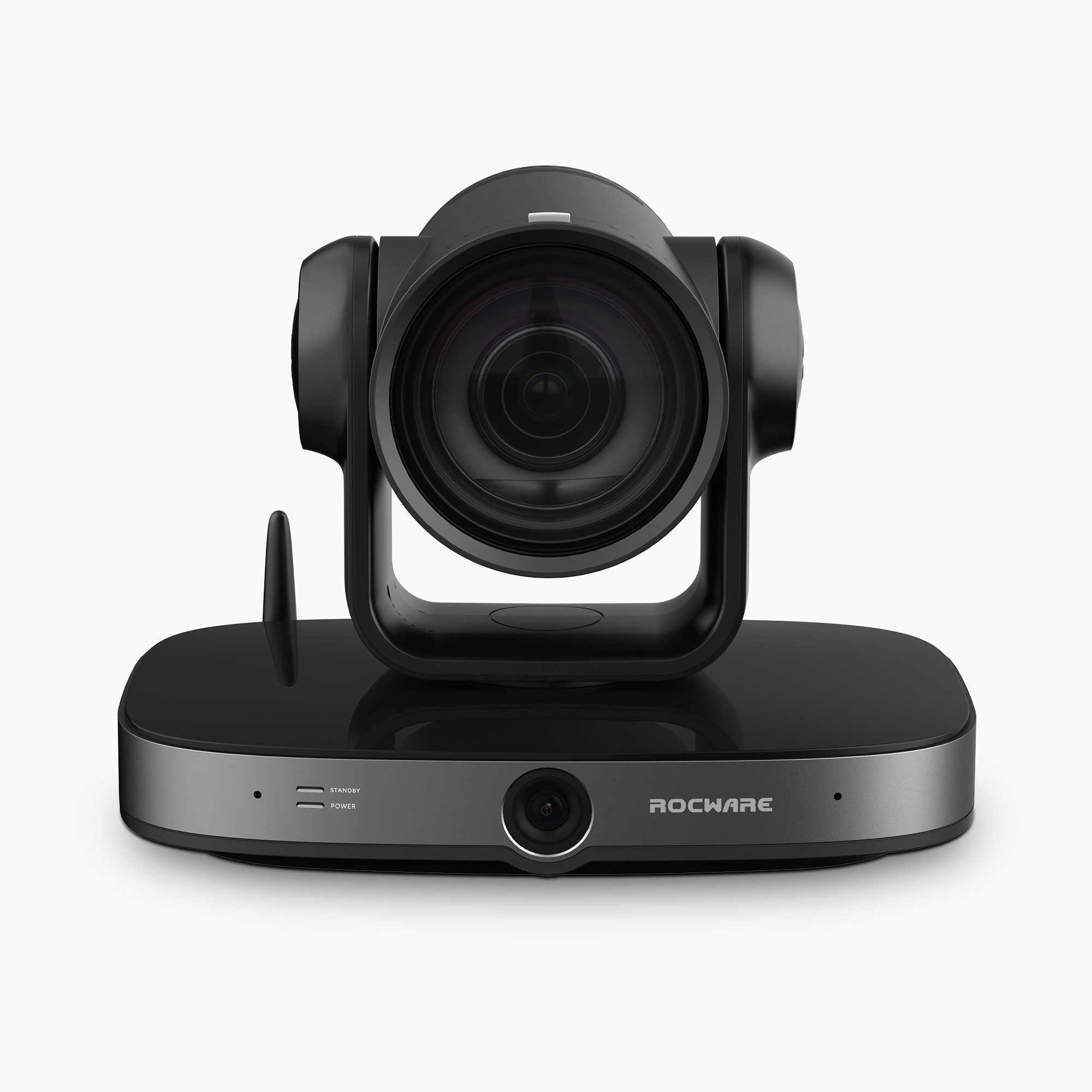 Caméra de conférence vidéo PTZ Rocware RC91 4K60 avec zoom optique 12X, suivi IA, NDI optionnel